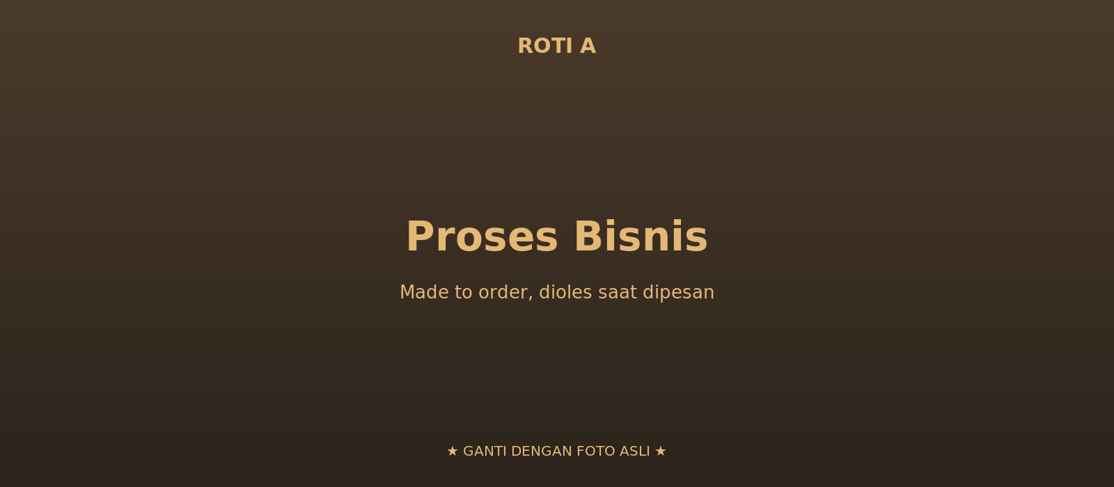 Proses pembuatan roti